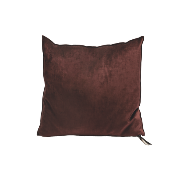Royal Velvet Pillow - 20x20" - Chianti