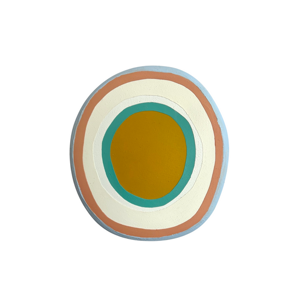 Laurie Skantzos - Mini Portal - Ochre, Teal, Cream