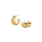 Mini Lennon Hoops Gold- Jenny Bird