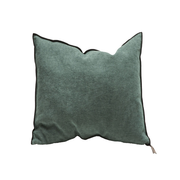 Soft Washed Chenille Pillow - 26x26" - Canard