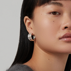 Lennon Hoops Silver- Jenny Bird