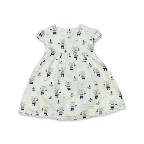 Mouse Sailor Cap Sleeve Dress & Bloomer