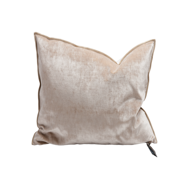 Royal Velvet Pillow - 26x26" - Nude