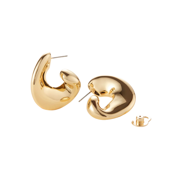 Gigi Hoops Gold- Jenny Bird