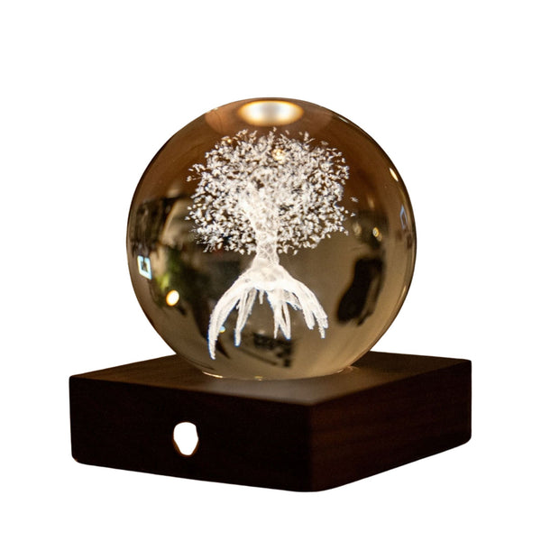 Amber Crystal Light - Life Tree