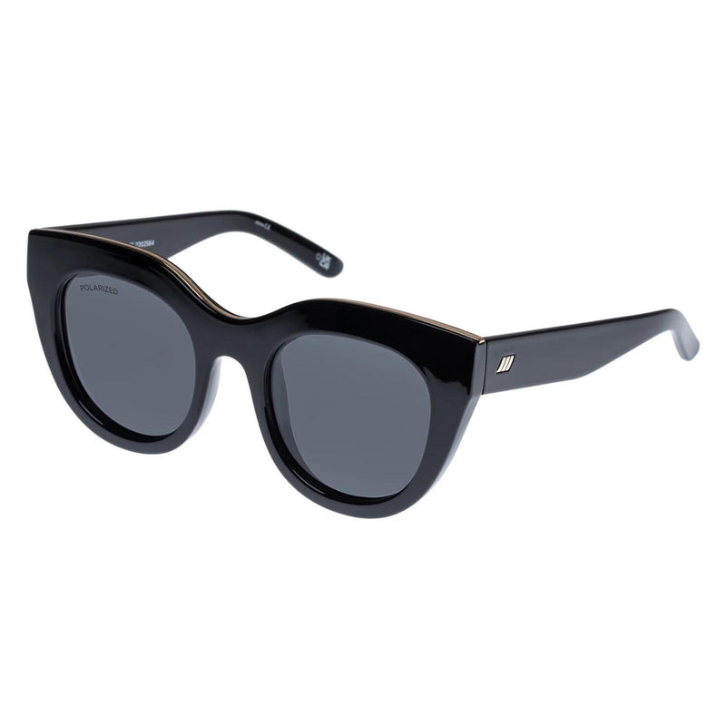 Le Specs Sunglasses - Air Heart Black Polarized