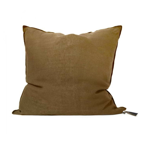 Vintage Chenille Pillow - 20x20" - Bronze