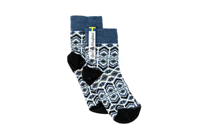 Baby - Dalarna Pattern Swedish Socks Ojbro Vantfabrik