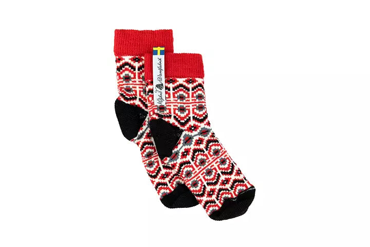 Baby - Dalarna Pattern Swedish Socks Ojbro Vantfabrik