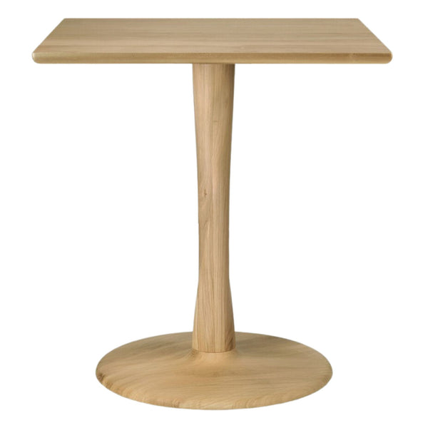 Oak Torsion Square Dining Table