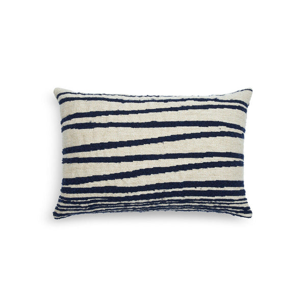 White Stripes Cushion - Lumbar