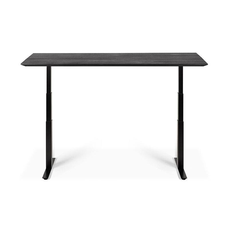 Oak Black Table Top - For Bok Adjustable Desk