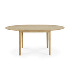 Oak Bok Round Extendable Dining Table