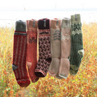 Below Knee Wool Socks, Eksharad Pattern, Ojbro Vantfabrik
