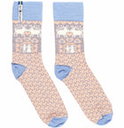 High Ankle Merino Socks, Fästfolk Pattern, Ojbro Vantfabrik