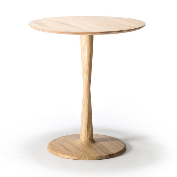 Oak Torsion Circle Dining Table