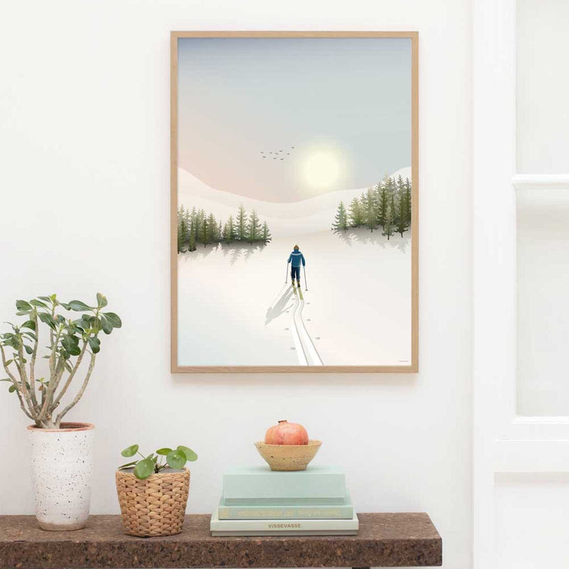 Cross-Country Skiing - poster