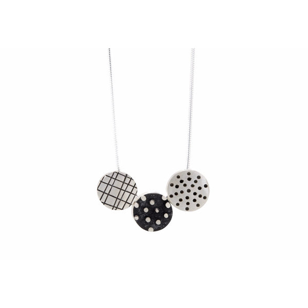 Trio Patterned Necklace
