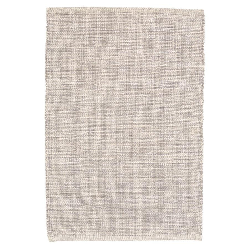 Marled Grey Woven Cotton Rugs