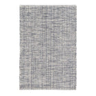 Marled Indigo Woven Cotton Rug