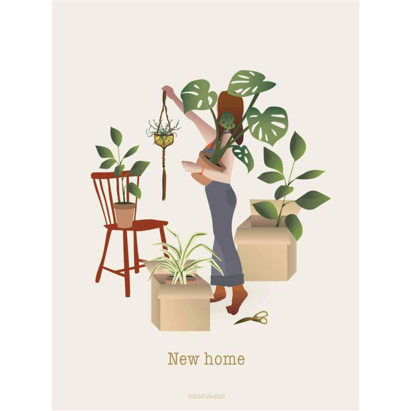 NEW HOME - greeting card