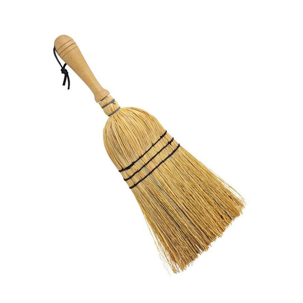 Rice Straw Hand Brush with Wooden Handle