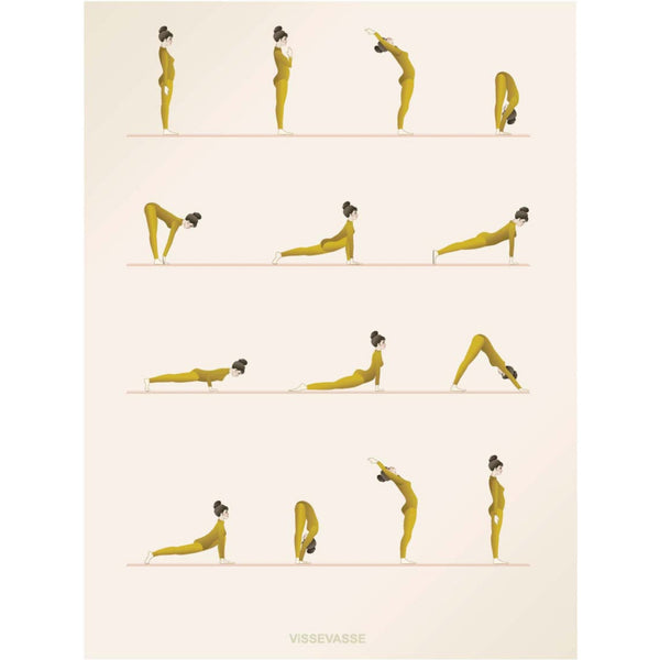 SUN SALUTATION - greeting card