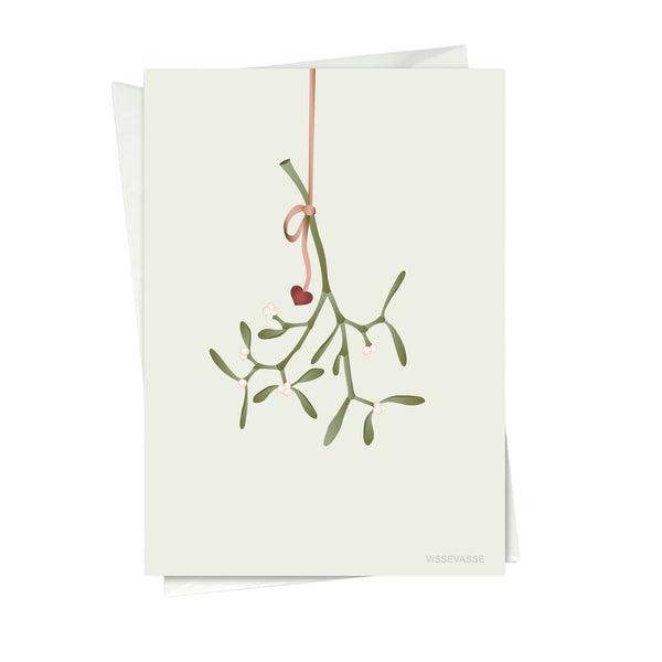 Mistletoe - greeting card