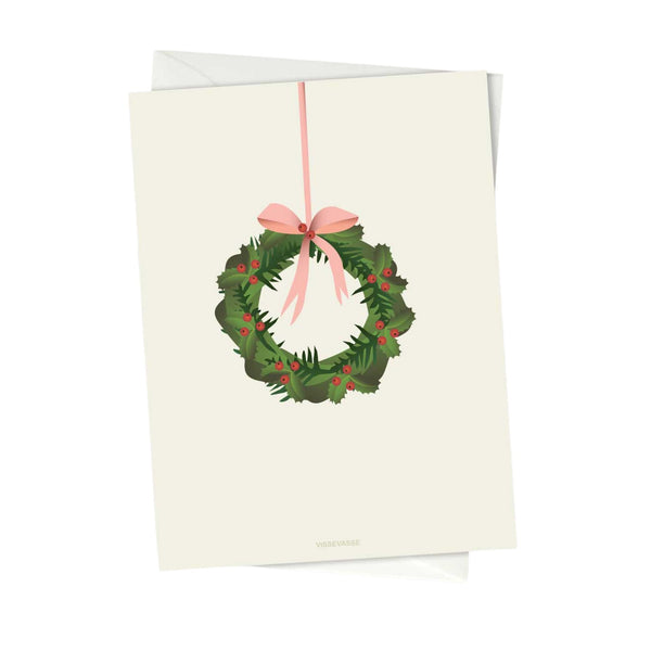 Christmas Wreath - greeting card