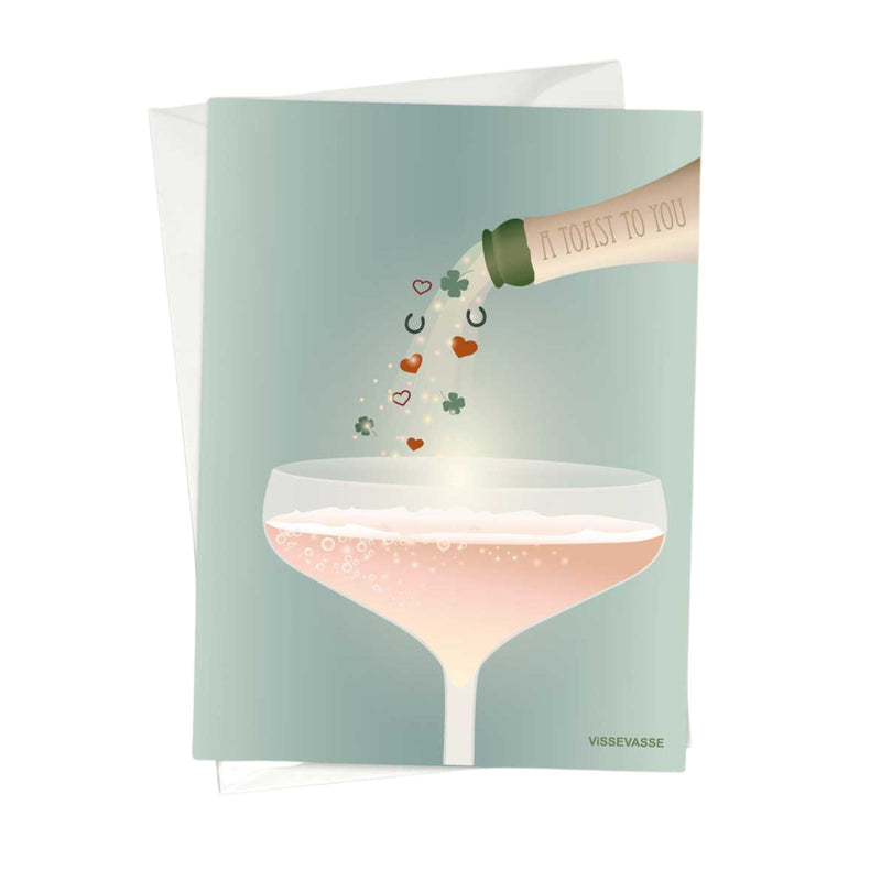 A Toast to You - Greeting Card