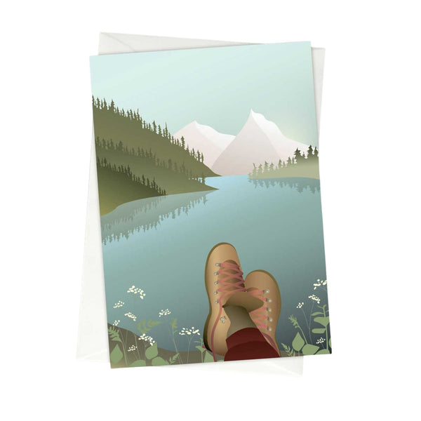 After the Hike - Greeting Card