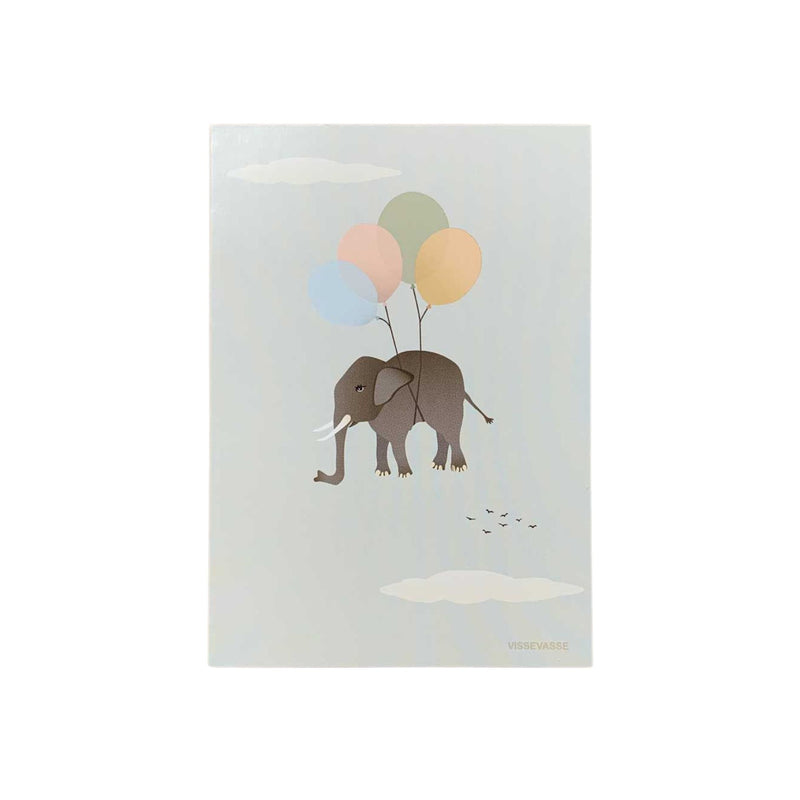 Flying Elephant - Mini Card / Gift Tag