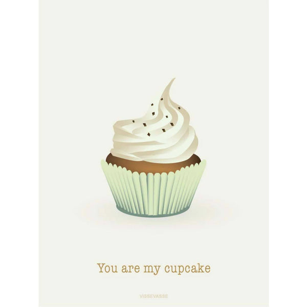 YOU ARE MY CUPCAKE - greeting card