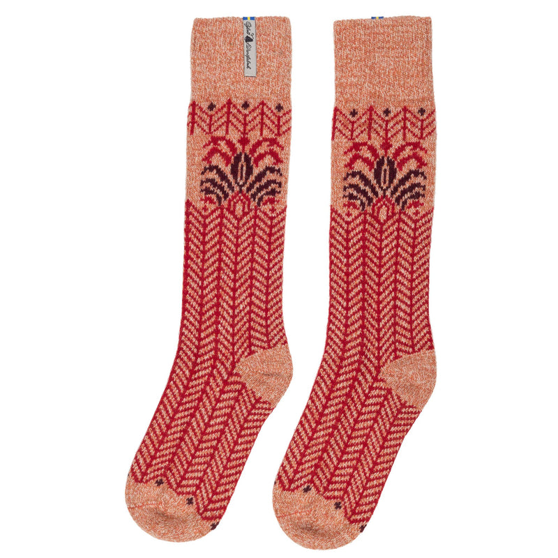 Below Knee Wool Socks, Fager Pattern, Ojbro Vantfabrik