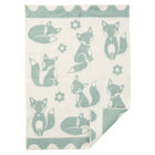 Klippan Fox Pattern Wool Baby Blanket