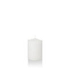 Yummi White Pillar Candle