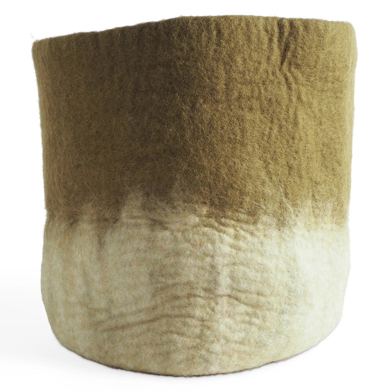 Aveva Design Wool Cylindrical Ombre Flower Pot
